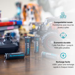 Pile Rechargeable USB AA / LR06 Type C