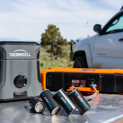 Piles CR123A rechargeables USB Pale Blue