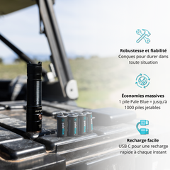 Piles Rechargeables USB CR123A