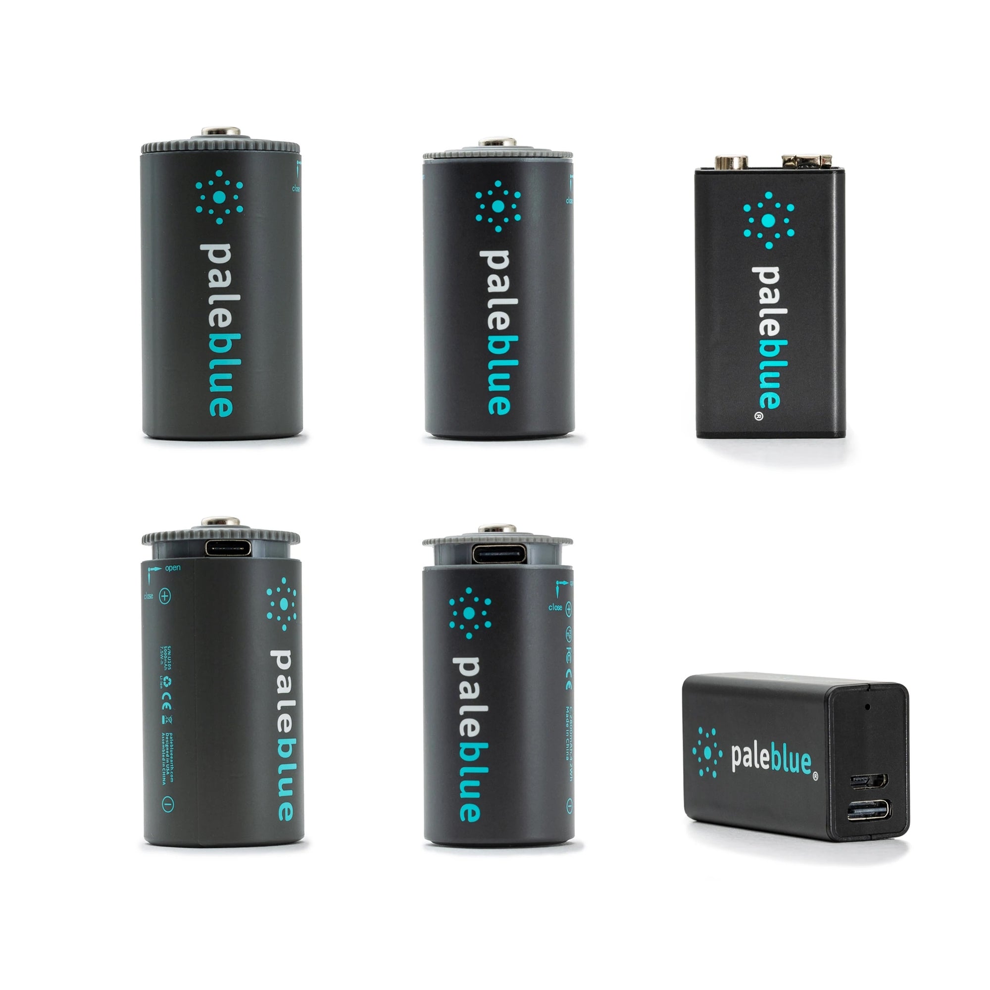 Piles Rechargeables 9V, 1300mAh Haute capacité Lithium-ION Longue durée 9  Volt Piles carrées avec 2 en 1 USB-C câble de Chargement Rapide pour  détecteur de fumée, Microphone (Pack de 4) : 